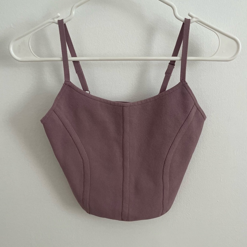 LA Hearts Mauve Tank Top
